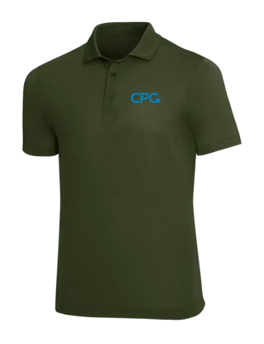 Mercer+Mettle Dark Green Stretch Jersey Polo w/CPG Logo