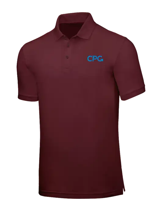 Maroon Core Classic Pique w/CPG Logo