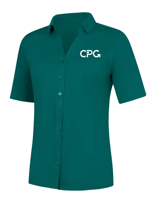 Womens Dark Teal City Stretch Top w/CPG Logo