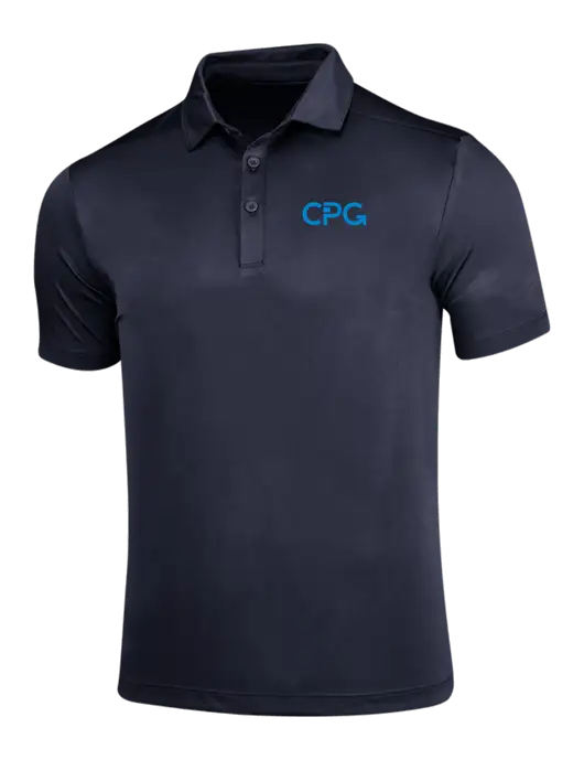 Navy Posi-UV Pro Polo w/CPG Logo