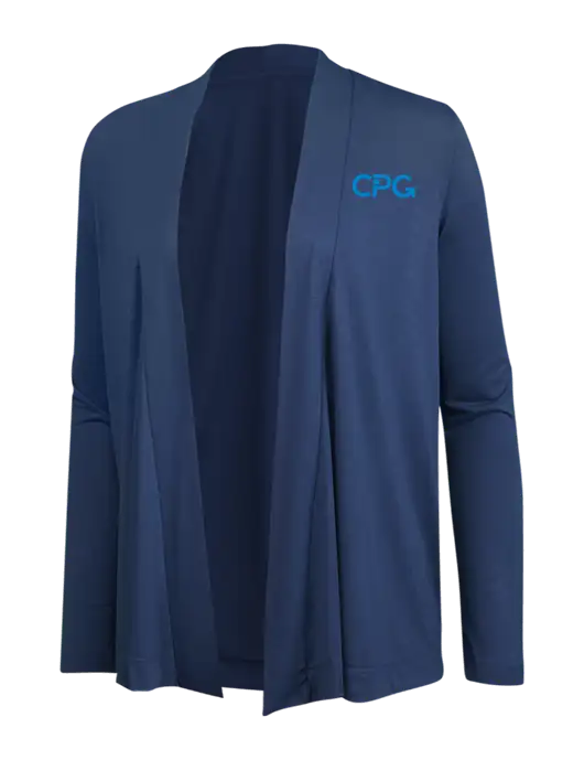 Dusty  Blue Womens Concept Cardigan w/CPG Logo