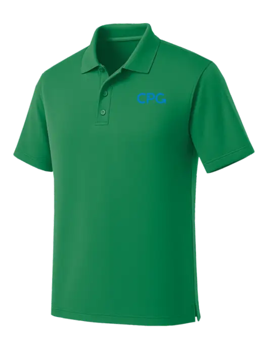 Kelly Green Dry Zone UV Micro Mesh Polo w/CPG Logo