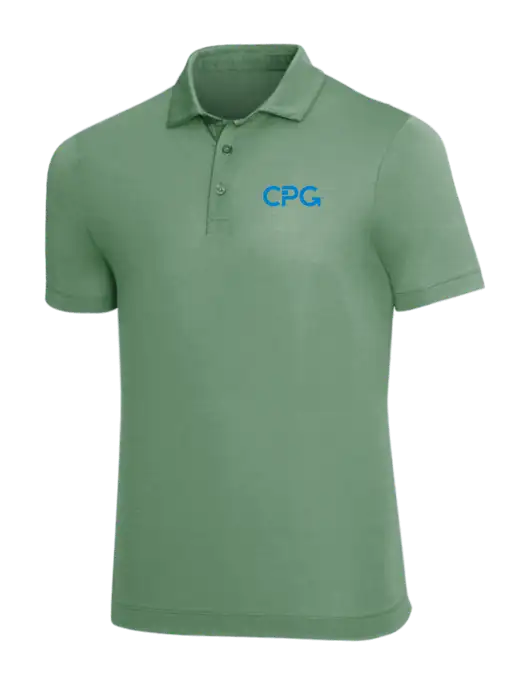Mercer+Mettle Medium Green Stretch Jersey Polo w/CPG Logo