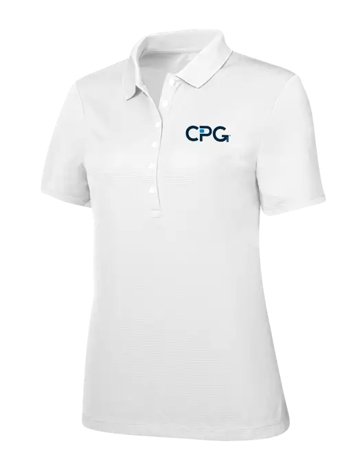 Callaway Womens Ottoman Bright White Polo w/CPG Logo