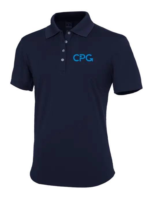 Callaway Womens Core Navy Performance Polo w/CPG Logo
