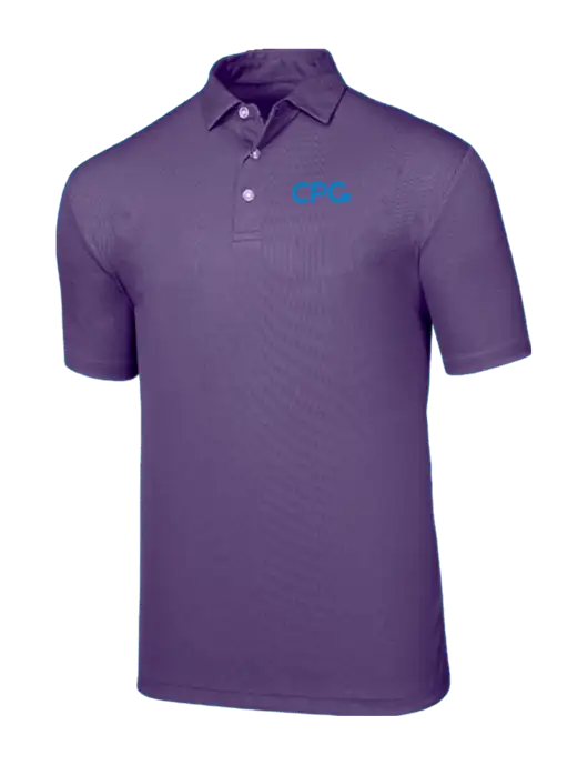 Callaway Birdseye Purple Polo w/CPG Logo