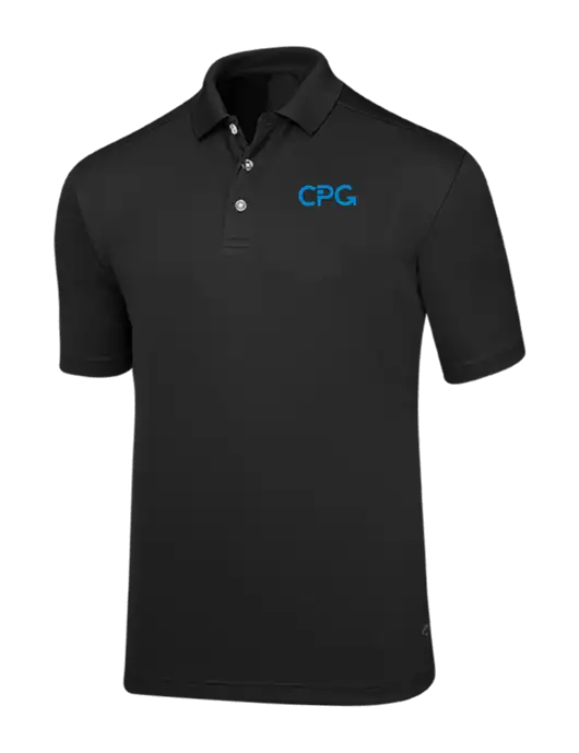 Callaway Core Black Performance Polo w/CPG Logo