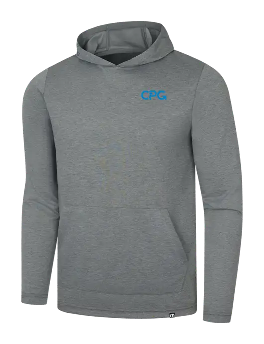 TravisMathew Dark Grey Heather Coveside Hoodie w/CPG Logo