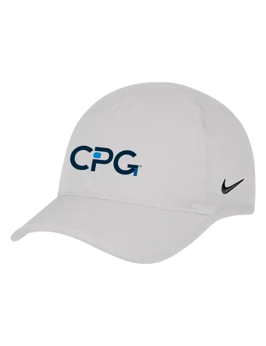 Nike White Featherlight Cap w/CPG Logo