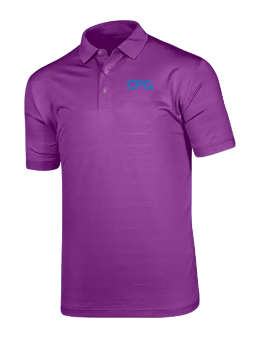 Callaway Vibrant Purple Ventilated Polo w/CPG Logo