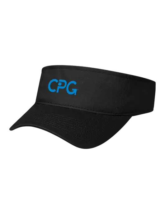 Black Cap Visor w/CPG Logo