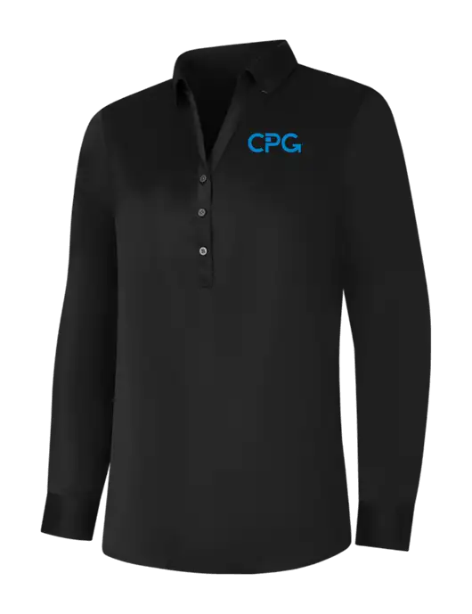 Womens Black City Stretch Shirt w/CPG Logo