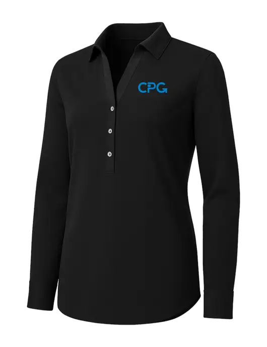 Womens Black City Stretch Shirt w/CPG Logo