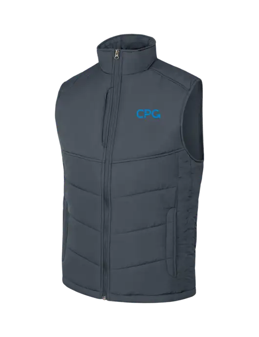 Dark Slate/Black Puffy Vest w/CPG Logo