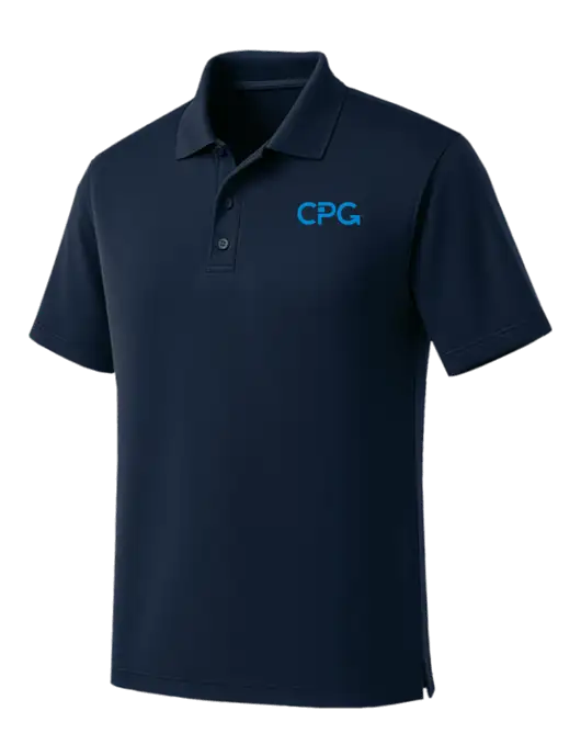 Dark Navy Dry Zone UV Micro Mesh Polo w/CPG Logo