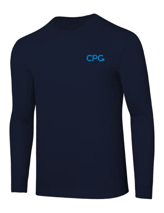 Core Blend Navy Long Sleeve Tee w/CPG Logo