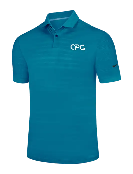 Nike Sapphire Blue Dri-FIT Vapor Jacquard Polo w/CPG Logo