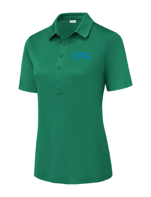 Kelly Green Womens Posi-UV Pro Polo w/CPG Logo