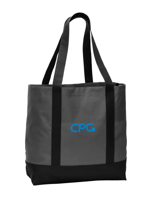 Carryall Charcoal/Black Day Tote Dark w/CPG Logo