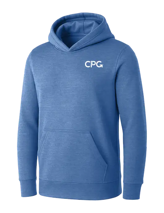 Womens Royal Heather Core Fleece Pullover Hooded Sweatshirt w/CPG Logo