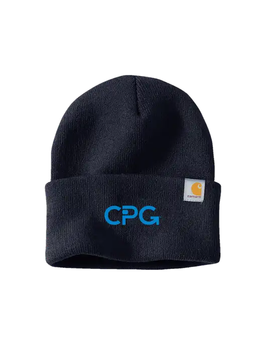 Carhartt Navy Watch Cap 2.0 w/CPG Logo