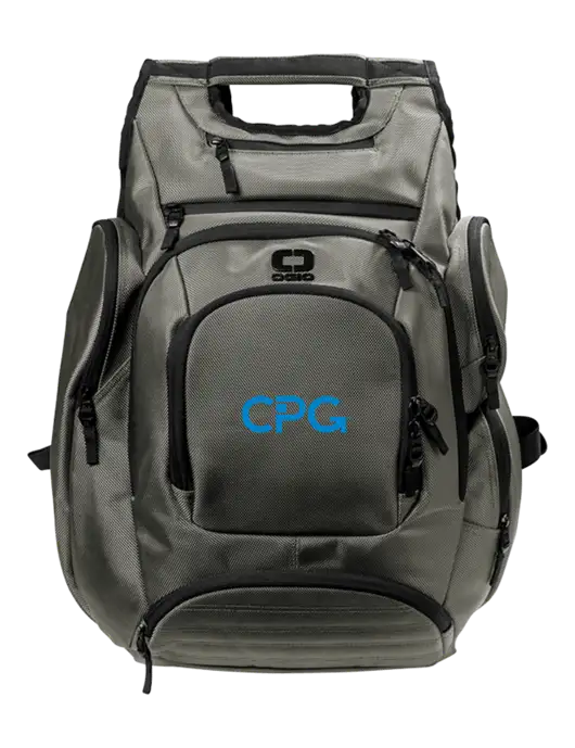 OGIO Medium Grey Metro Ballistic Laptop Backpack w/CPG Logo