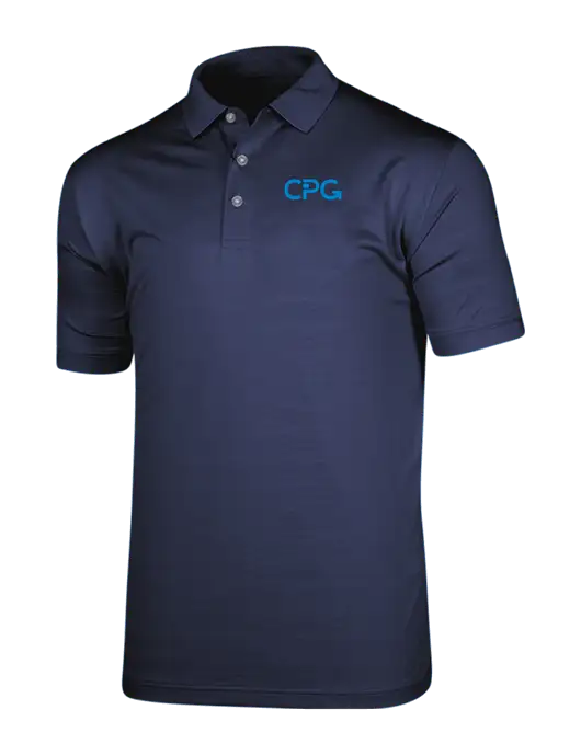 Callaway Vibrant Navy Ventilated Polo w/CPG Logo