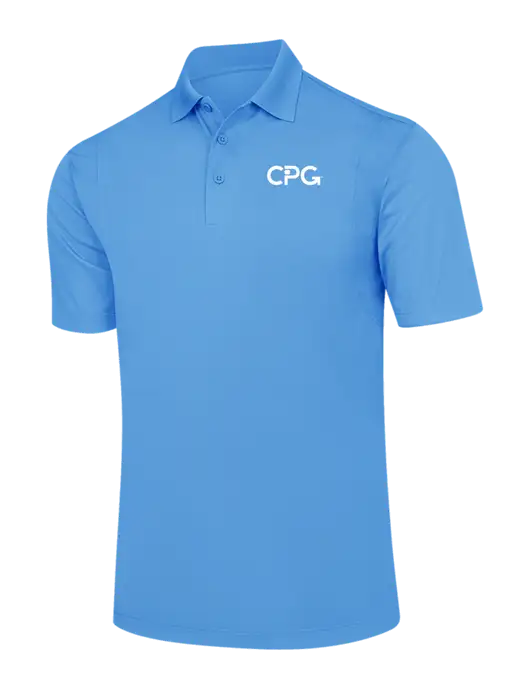 Carolina Blue Micropique Sport-Wick Polo w/CPG Logo
