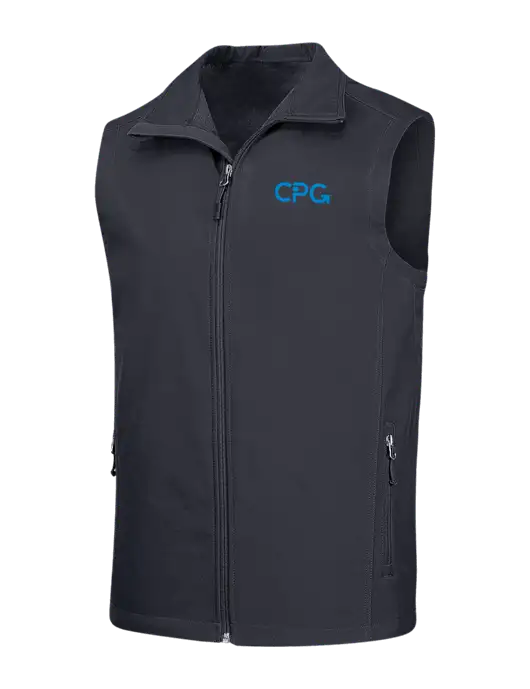 Dark Grey Core Soft Shell Vest w/CPG Logo
