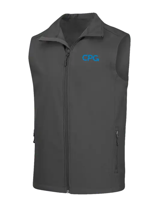 Charcoal Grey Core Soft Shell Vest w/CPG Logo