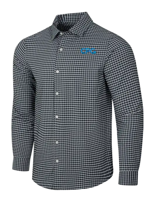 Dark Grey/White City Stretch Shirt w/CPG Logo