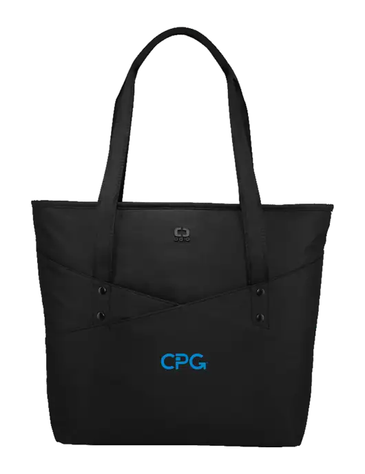 OGIO Black Downtown Tote 
 w/CPG Logo