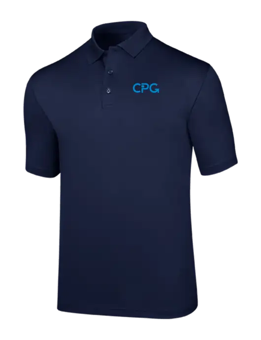 Callaway Opti-Dri Navy Chev Polo w/CPG Logo