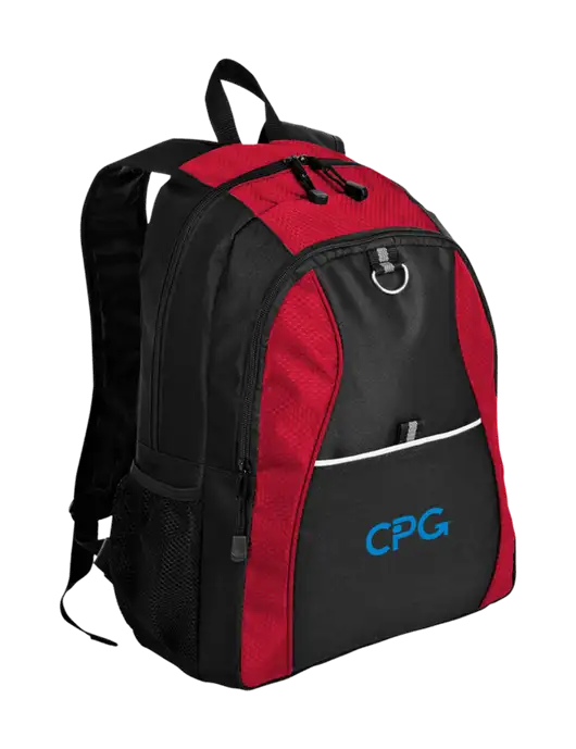 Honeycomb Red/Black Backpack w/CPG Logo
