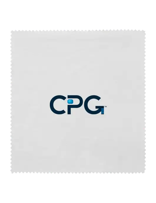 Microfiber Cleaning Cloth, 6 x 6 w/CPG Logo