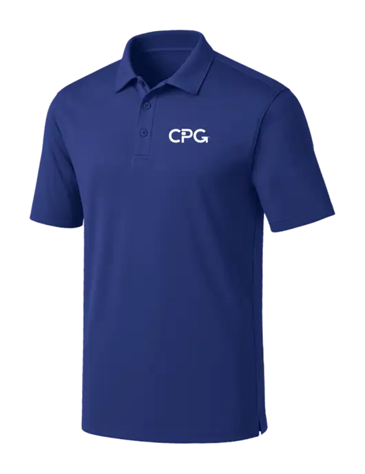 Dark Royal Silk Touch Performance Polo w/CPG Logo