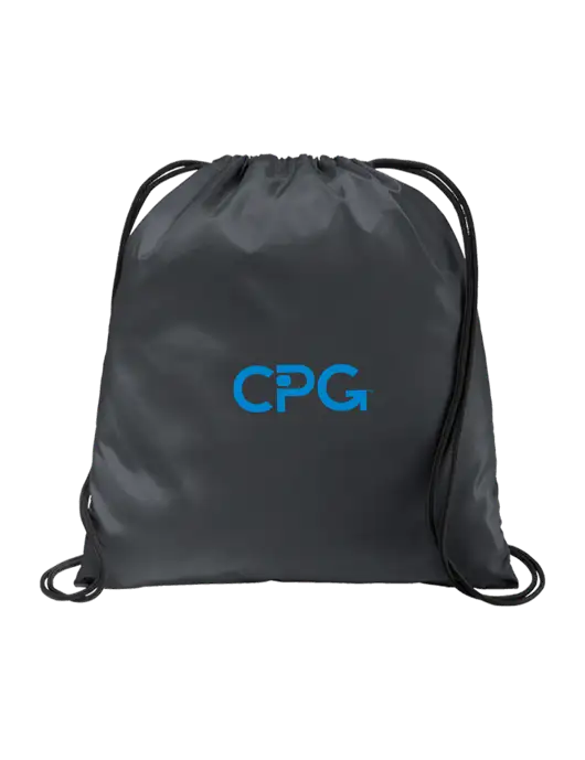 Drawstring  Graphite Grey Cinch Pack w/CPG Logo