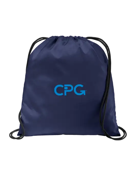 Drawstring  True Navy Cinch Pack w/CPG Logo