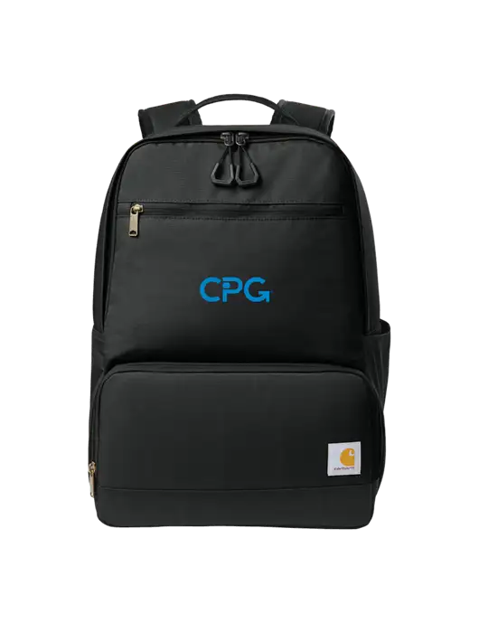 Carhartt Two-Compartment Black Cooler Backpack w/CPG Logo