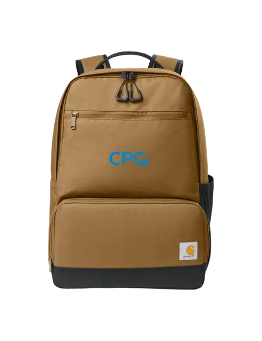 Carhartt Two-Compartment Brown Cooler Backpack w/CPG Logo