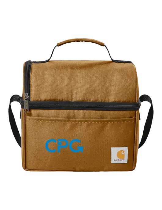 Carhartt Brown Lunch 6-Can Cooler w/CPG Logo