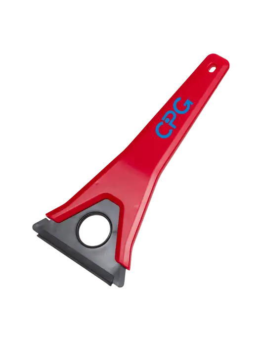 TriBlade Red Windshield Scraper w/CPG Logo
