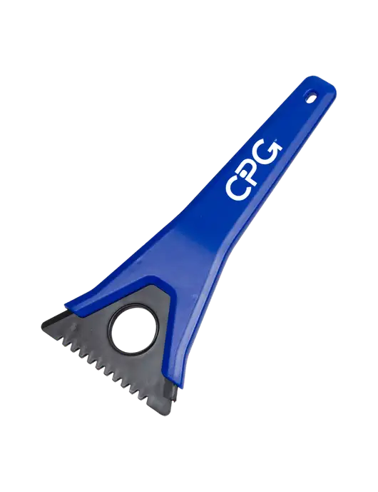 TriBlade Blue Windshield Scraper w/CPG Logo