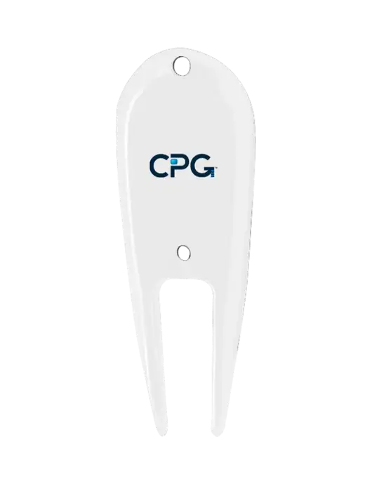 White Divot Tool w/CPG Logo