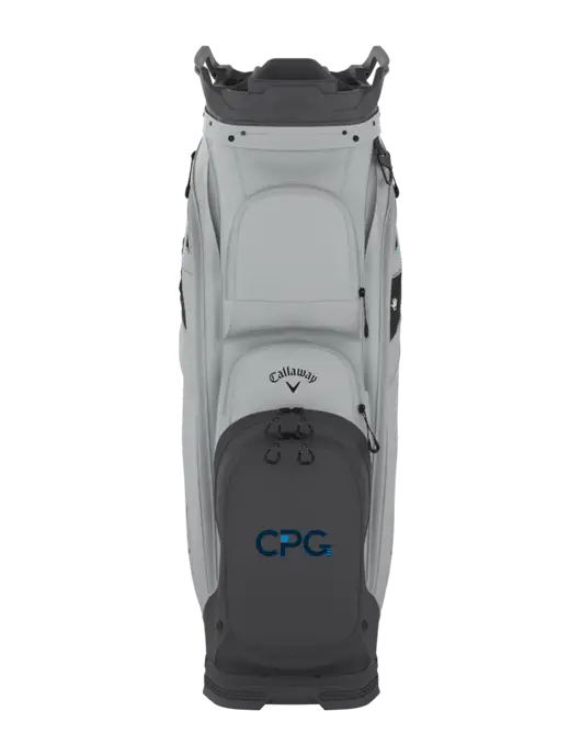 Callaway Org 14 Light Grey Cart Golf Bag  w/CPG Logo
