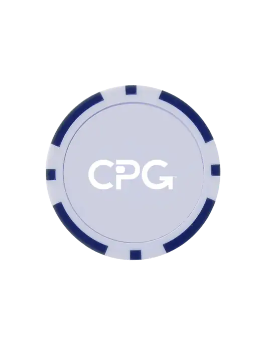 Dark Royal Poker Chip Ball Marker w/CPG Logo