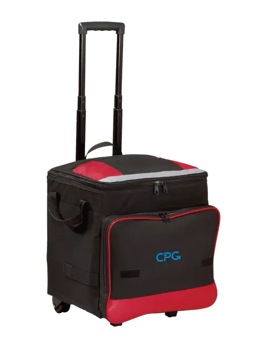 Red Rolling Cooler w/CPG Logo
