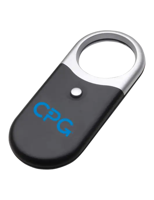 Compact Black Magnifier Light w/CPG Logo