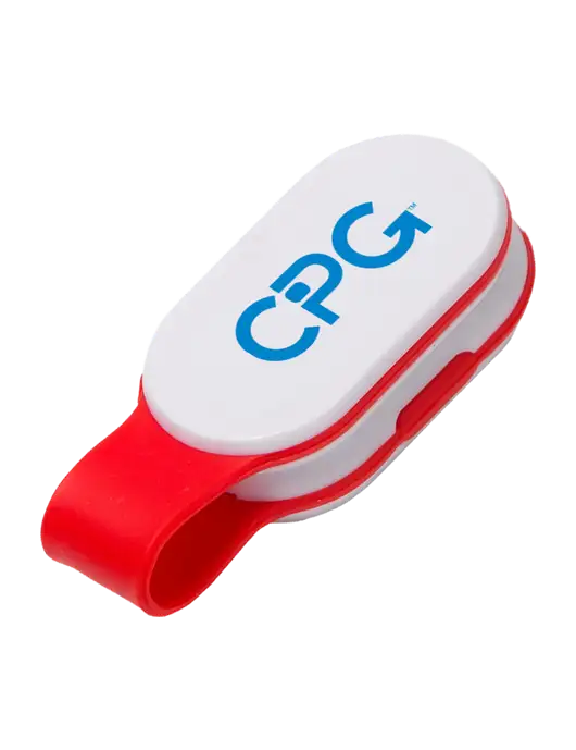 Magna Clip Red Personal Safety Light w/CPG Logo