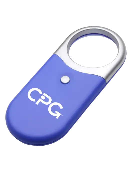 Compact Blue Magnifier Light w/CPG Logo